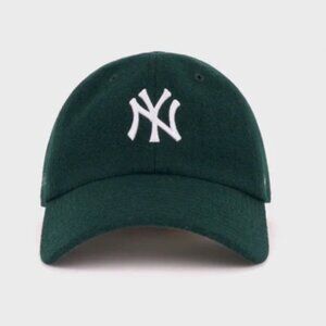 Sporty & Rich Yankees Wool Hat - Forest (Brand New)